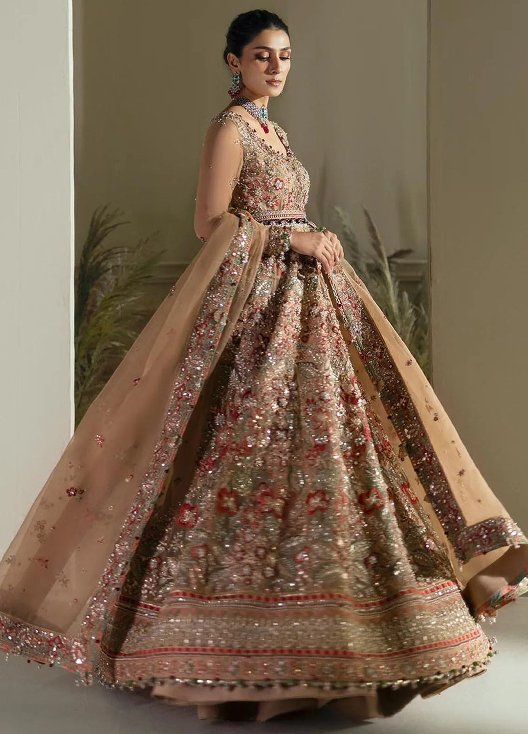 Elan Embroidered Suits Unstitched 3 Piece EC24-04 Maharani - Wedding Collection