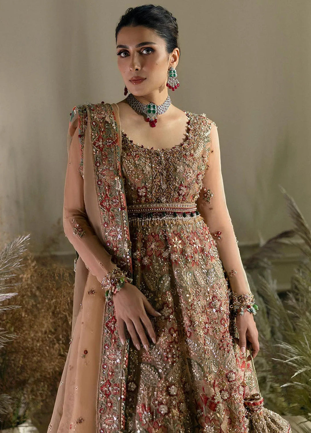 Elan Embroidered Suits Unstitched 3 Piece EC24-04 Maharani - Wedding Collection