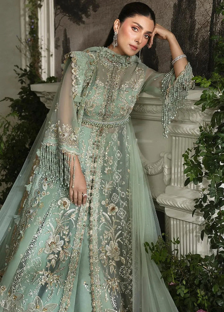 Elan Embroidered Suits Unstitched 3 Piece EC24-06 Sea Of Serenity - Wedding Collection