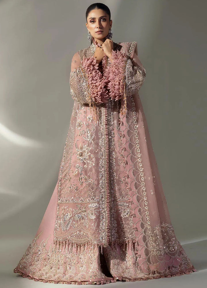 Elan Embroidered Suits Unstitched 3 Piece EC24-07 Celestial Petals - Wedding Collection