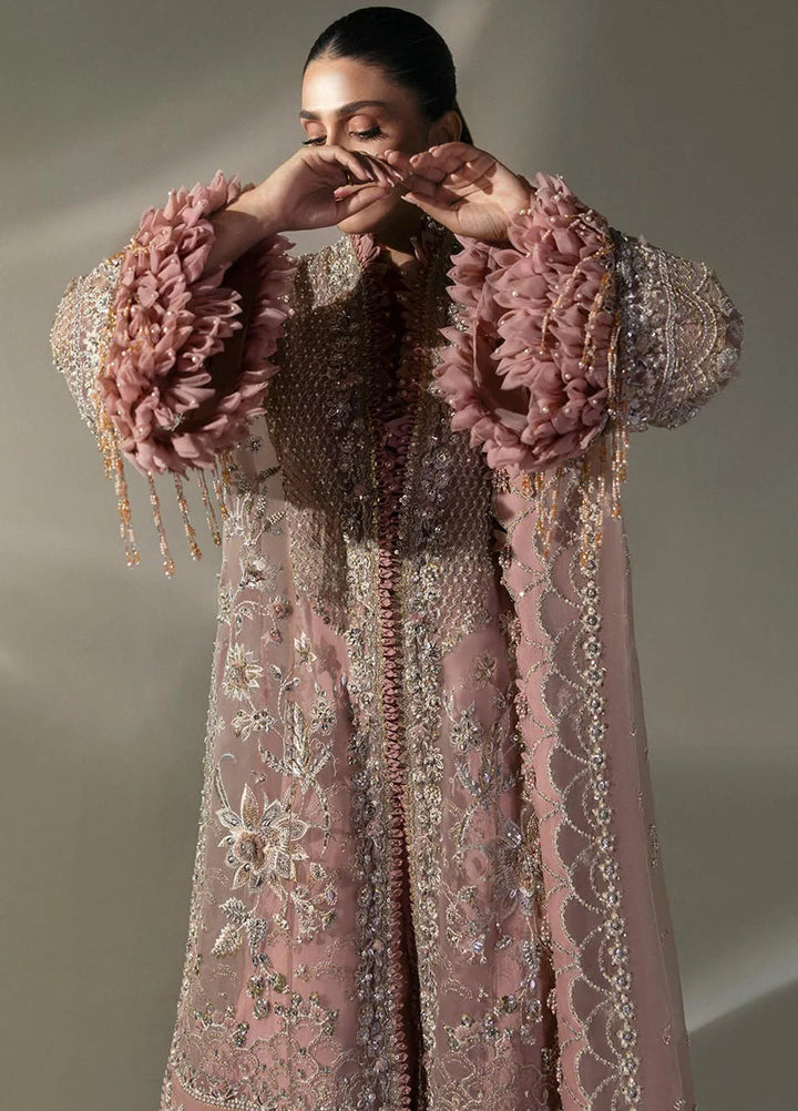 Elan Embroidered Suits Unstitched 3 Piece EC24-07 Celestial Petals - Wedding Collection