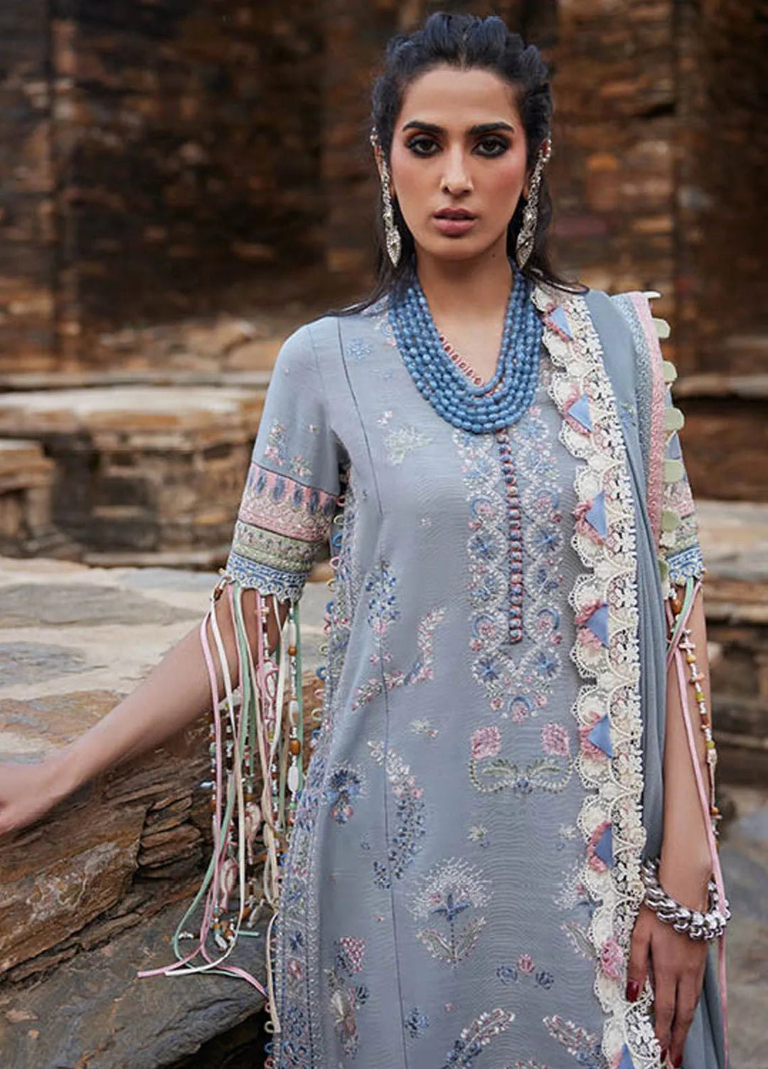 Elan Embroidered Suits Unstitched 3 Piece EL24W EW24-01 Seraphina - Winter Collection
