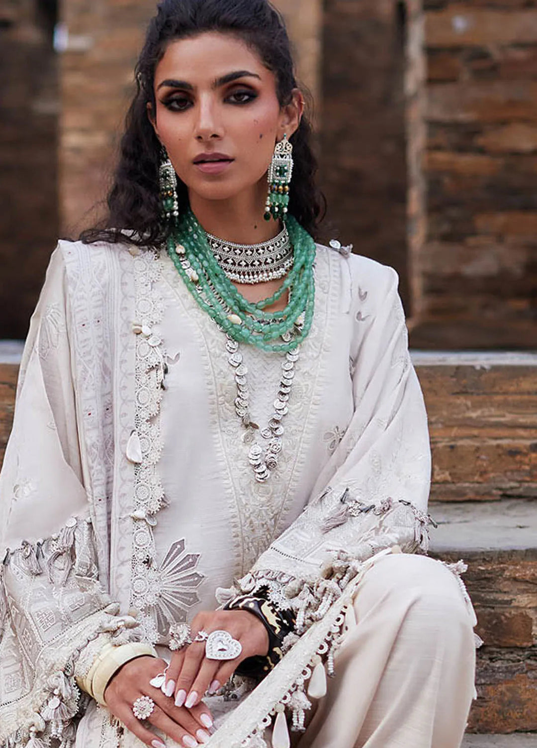 Elan Embroidered Suits Unstitched 3 Piece EL24W EW24-05 Thalina - Winter Collection