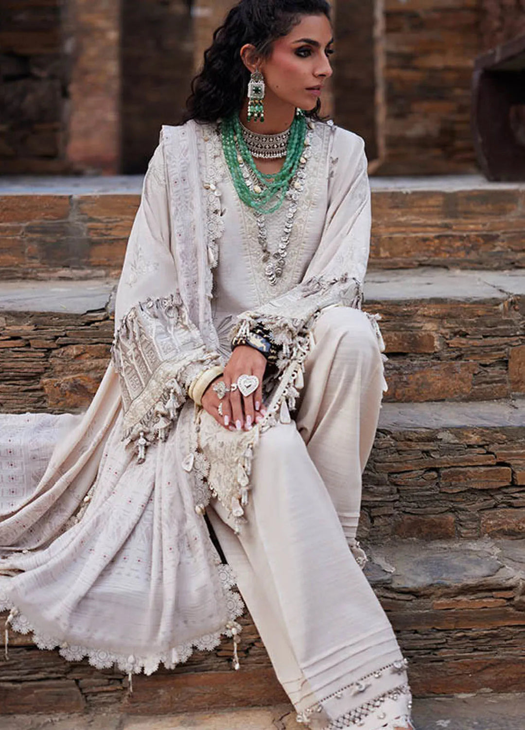 Elan Embroidered Suits Unstitched 3 Piece EL24W EW24-05 Thalina - Winter Collection