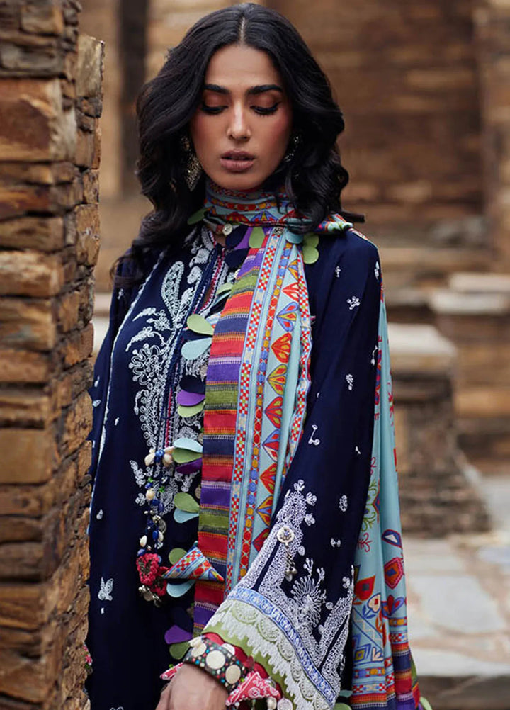 Elan Embroidered Suits Unstitched 3 Piece EL24W EW24-06 Mahrosh - Winter Collection