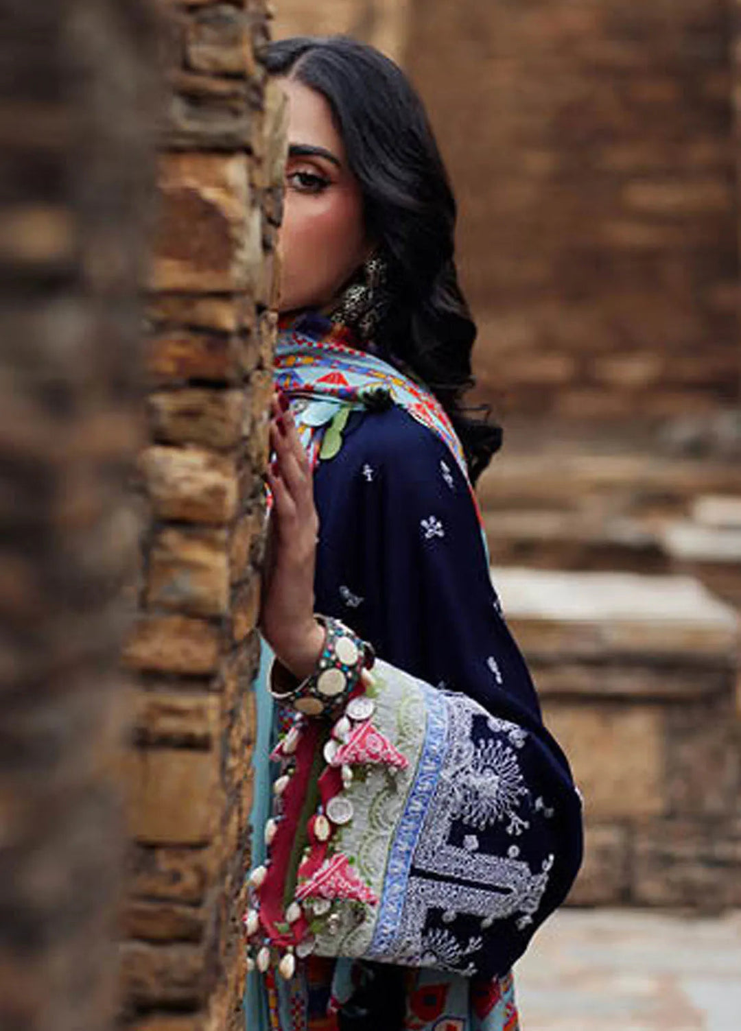 Elan Embroidered Suits Unstitched 3 Piece EL24W EW24-06 Mahrosh - Winter Collection