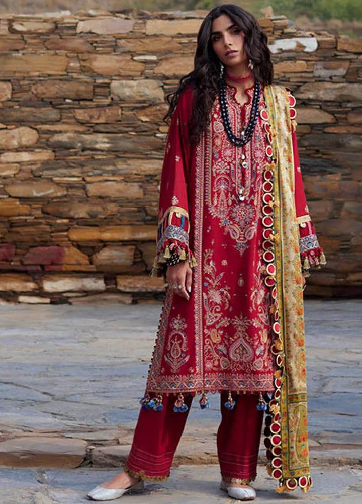 Elan Embroidered Suits Unstitched 3 Piece EL24W EW24-07 Elnaz - Winter Collection