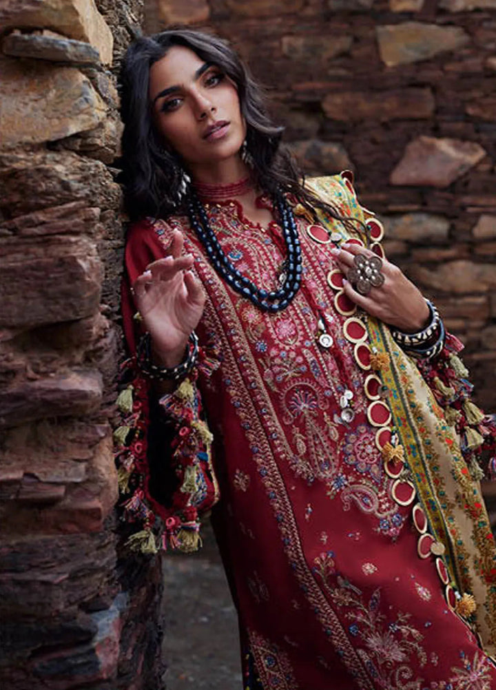 Elan Embroidered Suits Unstitched 3 Piece EL24W EW24-07 Elnaz - Winter Collection