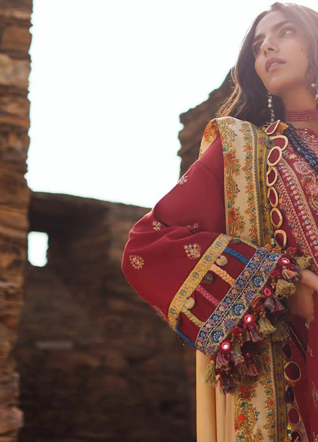 Elan Embroidered Suits Unstitched 3 Piece EL24W EW24-07 Elnaz - Winter Collection