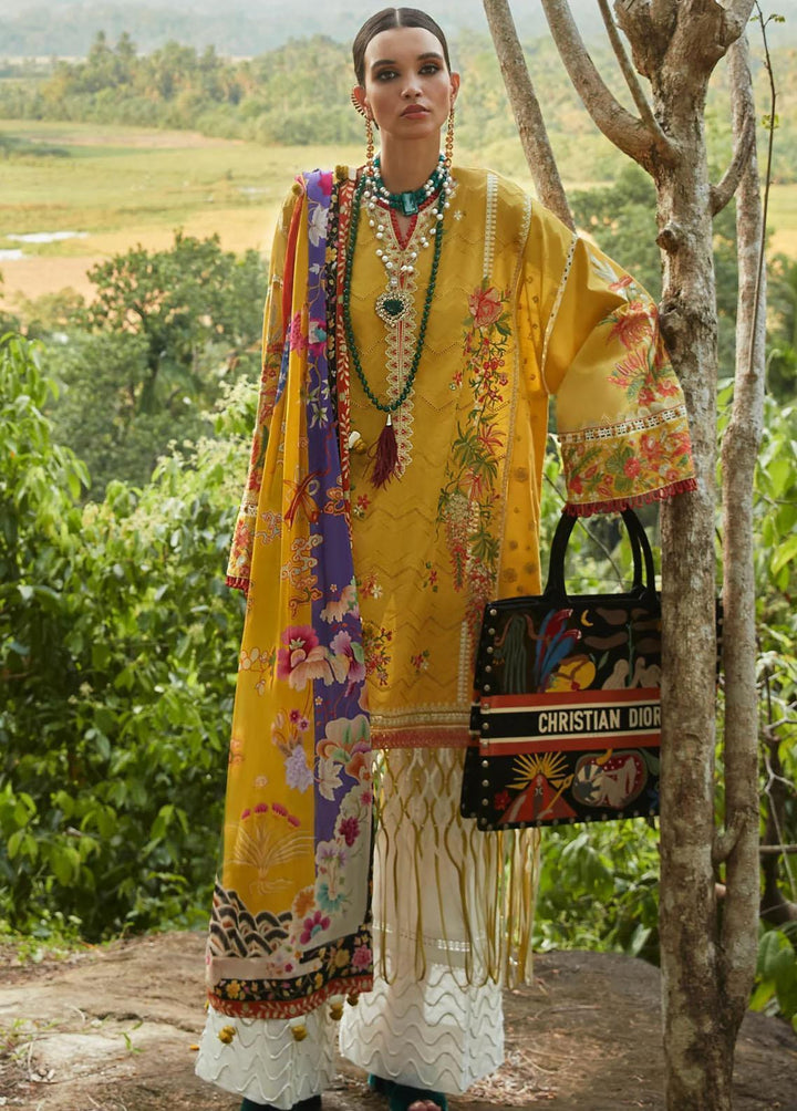 Elan Embroidered Lawn Suits Unstitched 3 Piece EL23LL EL23-04 A Erina - Summer Collection