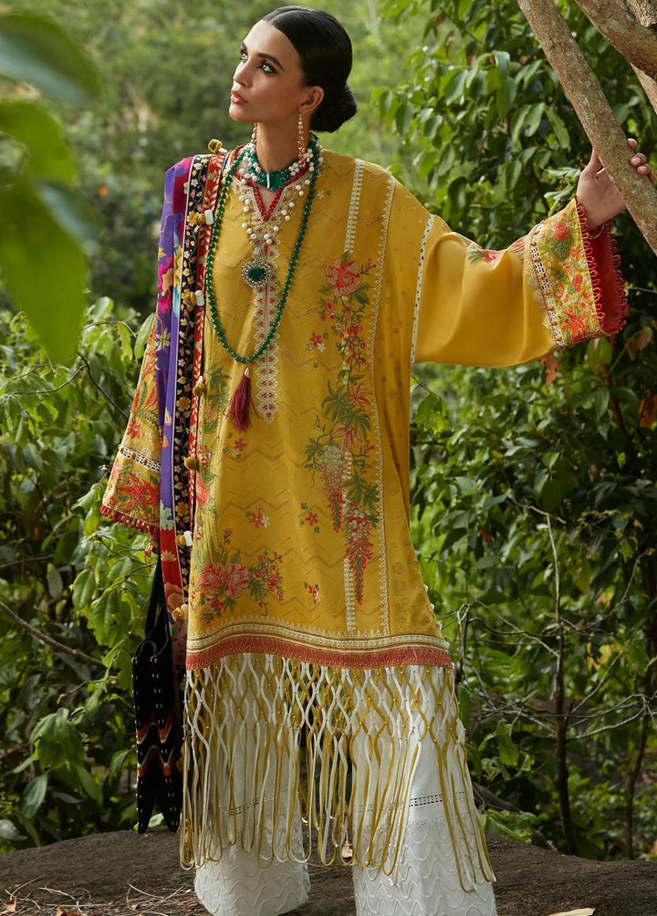 Elan Embroidered Lawn Suits Unstitched 3 Piece EL23LL EL23-04 A Erina - Summer Collection