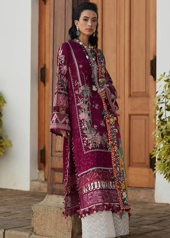 Elan Embroidered Lawn Suits Unstitched 3 Piece EL23LL EL23-04 B Erina - Summer Collection