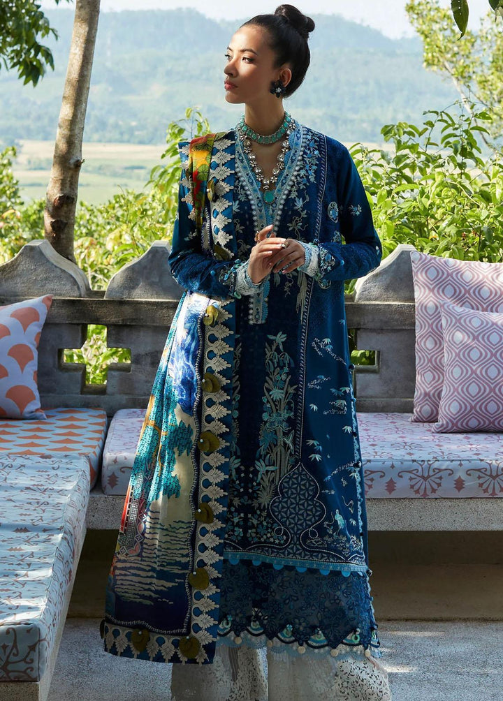 Elan Embroidered Lawn Suits Unstitched 3 Piece EL23LL EL23-06 B Ivana - Summer Collection