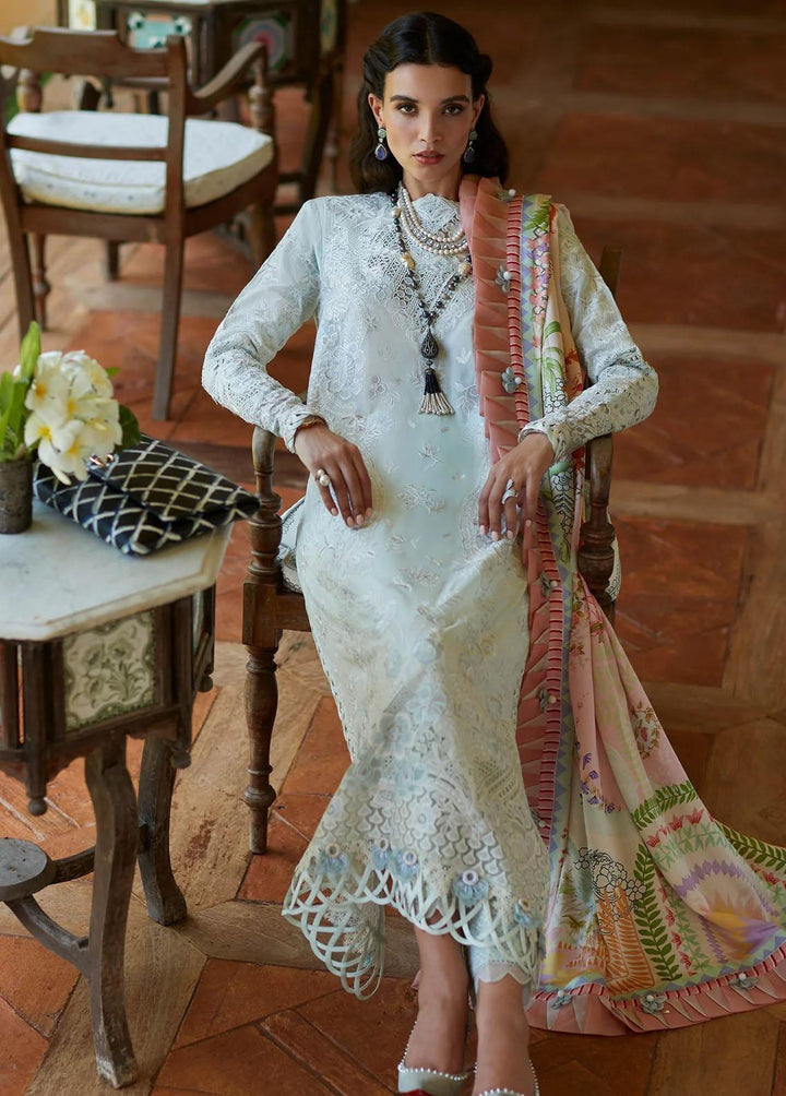 Elan Embroidered Lawn Suits Unstitched 3 Piece EL23LL EL23-07 B Kaia - Summer Collection