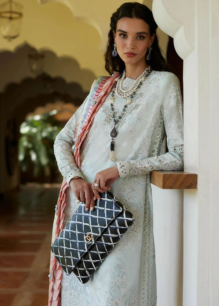 Elan Embroidered Lawn Suits Unstitched 3 Piece EL23LL EL23-07 B Kaia - Summer Collection