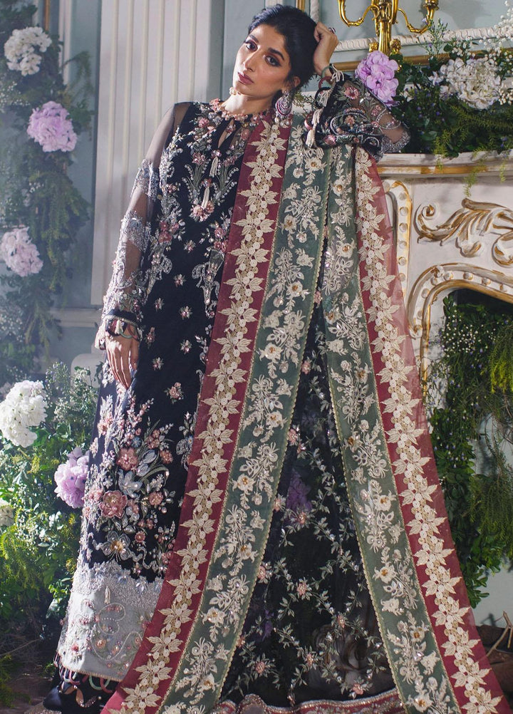 Elan Embroidered Net Suits Unstitched 3 Piece EL21WF EC21-03 SEDA - Wedding Collection