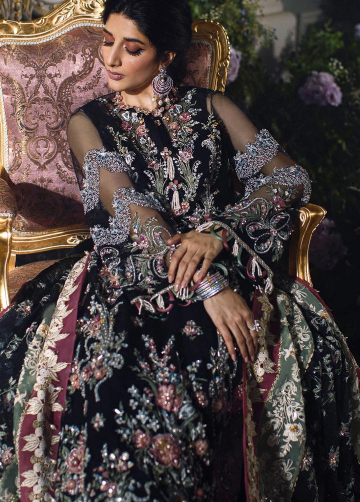 Elan Embroidered Net Suits Unstitched 3 Piece EL21WF EC21-03 SEDA - Wedding Collection