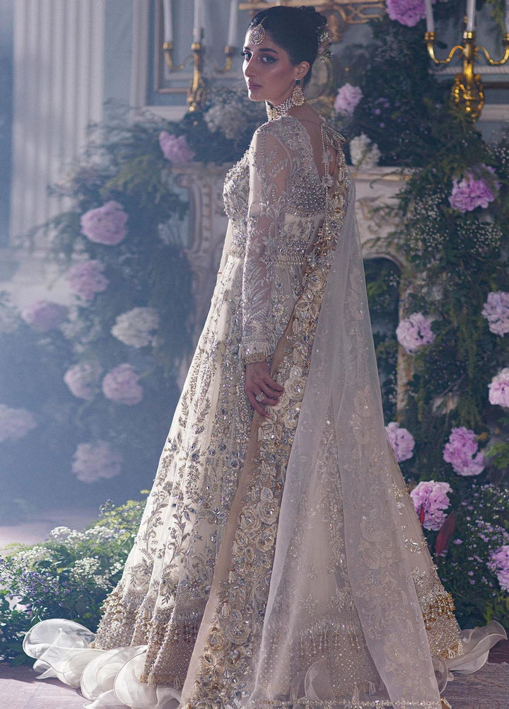 Elan Embroidered Net Suits Unstitched 3 Piece EL21WF EC21-04 AYSEL - Wedding Collection
