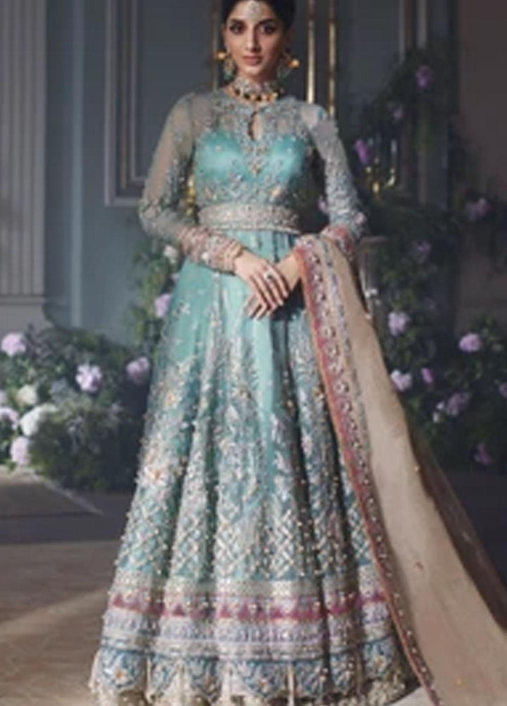 Elan Embroidered Organza Suits Unstitched 3 Piece EL21WF EC21-05 NAZIK - Wedding Collection
