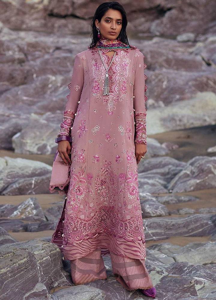 Elan Embroidered Karandi Suits Unstitched 3 Piece EL23UW EW23-01 Fezeh - Winter Collection