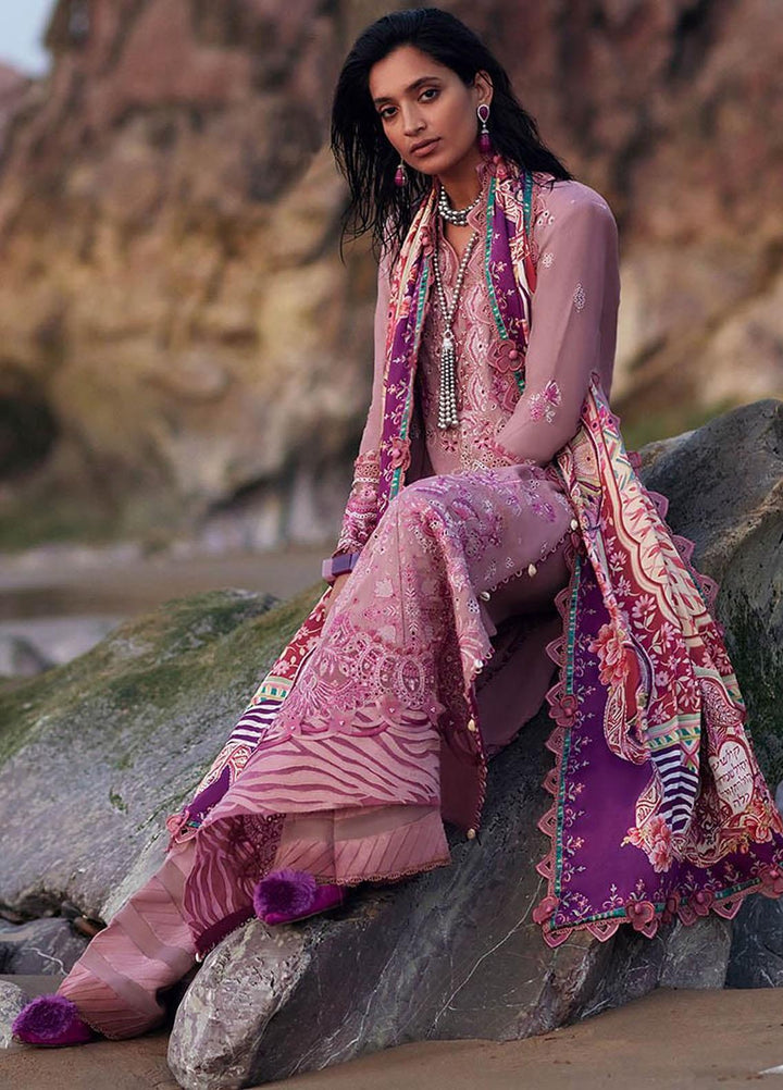 Elan Embroidered Karandi Suits Unstitched 3 Piece EL23UW EW23-01 Fezeh - Winter Collection