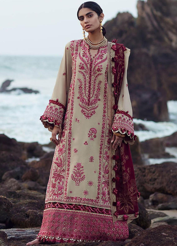 Elan Embroidered Karandi Suits Unstitched 3 Piece EL23UW EW23-02 Larah - Winter Collection