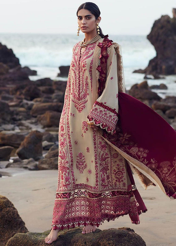 Elan Embroidered Karandi Suits Unstitched 3 Piece EL23UW EW23-02 Larah - Winter Collection