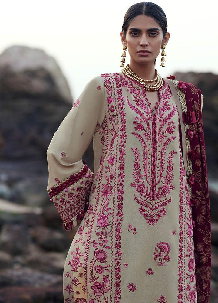 Elan Embroidered Karandi Suits Unstitched 3 Piece EL23UW EW23-02 Larah - Winter Collection