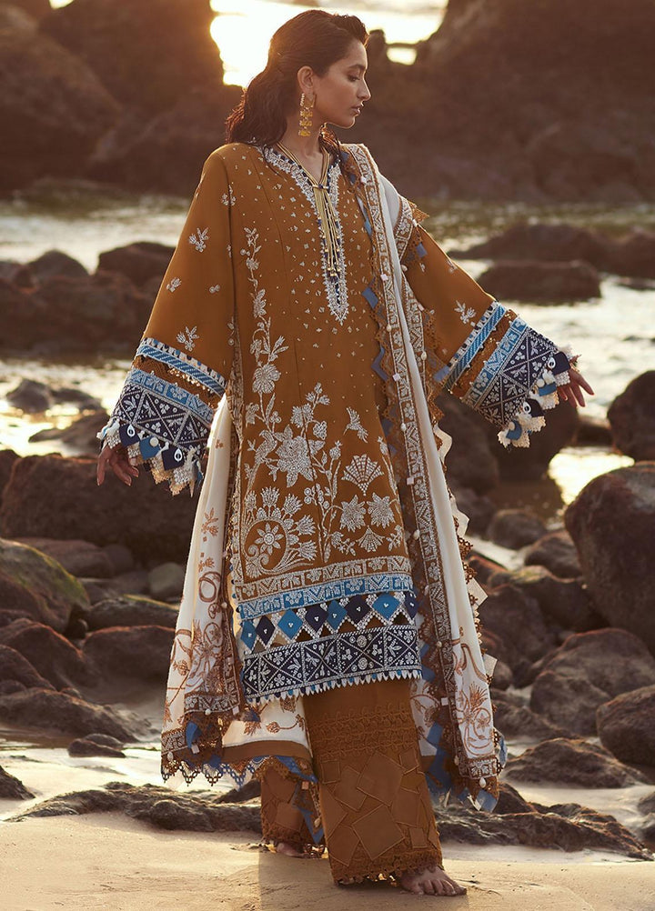 Elan Embroidered Khaddar Suits Unstitched 3 Piece EL23UW EW23-04 Mirzeta - Winter Collection
