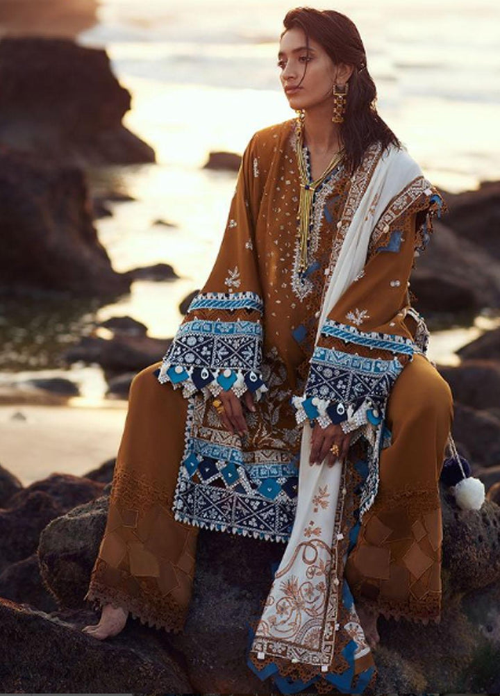 Elan Embroidered Khaddar Suits Unstitched 3 Piece EL23UW EW23-04 Mirzeta - Winter Collection