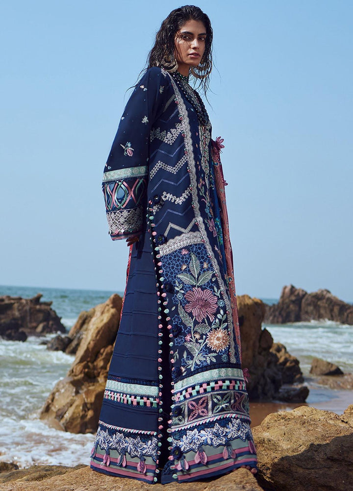 Elan Embroidered Khaddar Suits Unstitched 3 Piece EL23UW EW23-06 Darien - Winter Collection