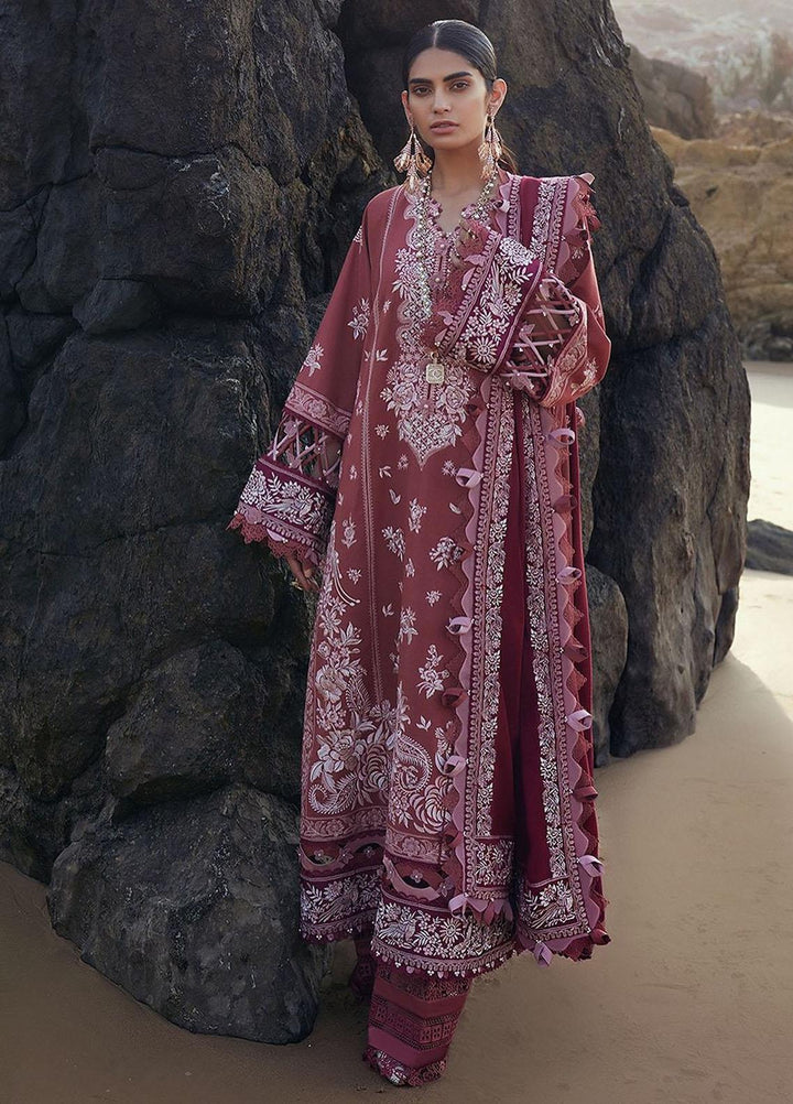 Elan Embroidered Khaddar Suits Unstitched 3 Piece EL23UW EW23-07 Arsia - Winter Collection