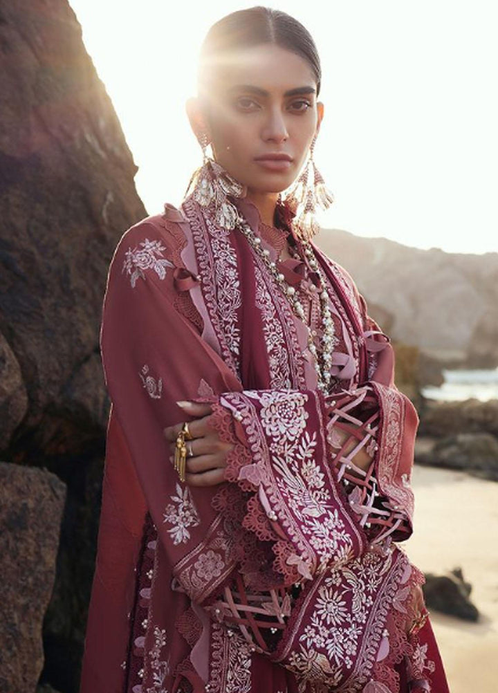 Elan Embroidered Khaddar Suits Unstitched 3 Piece EL23UW EW23-07 Arsia - Winter Collection