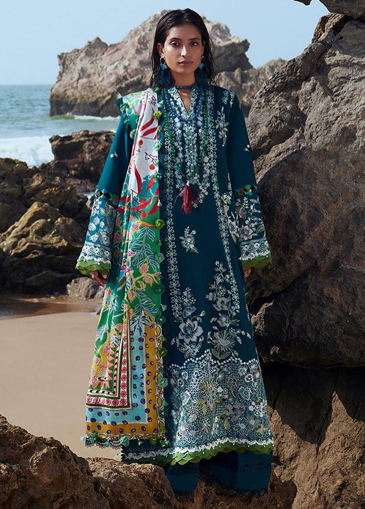 Elan Embroidered Khaddar Suits Unstitched 3 Piece EL23UW EW23-08 Freya - Winter Collection