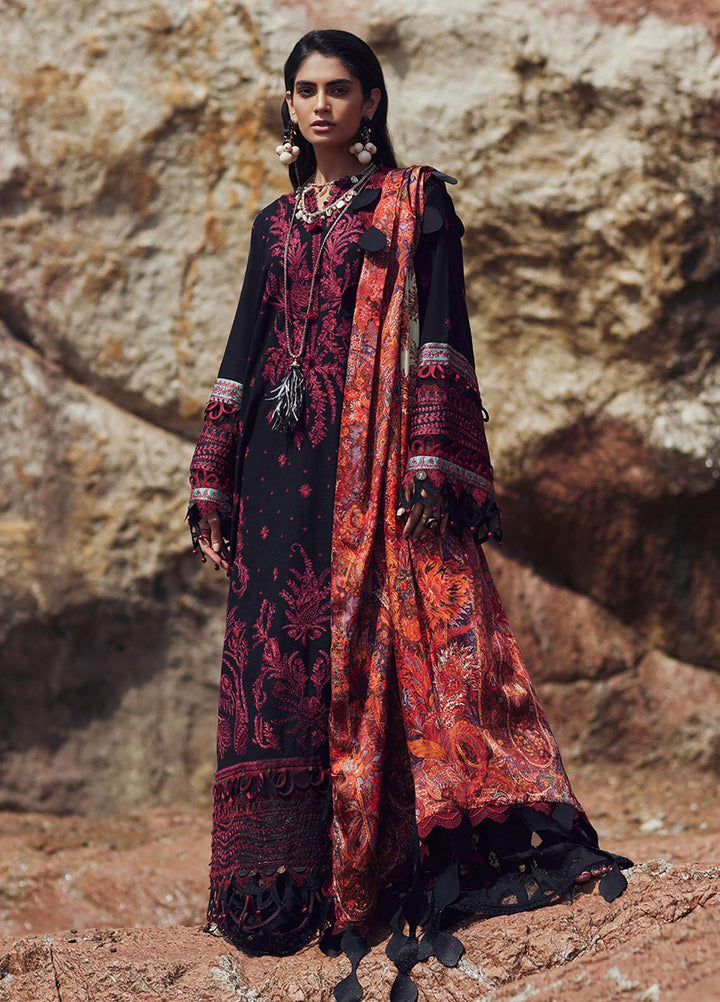 Elan Embroidered Khaddar Suits Unstitched 3 Piece EL23UW EW23-10 Medea - Winter Collection