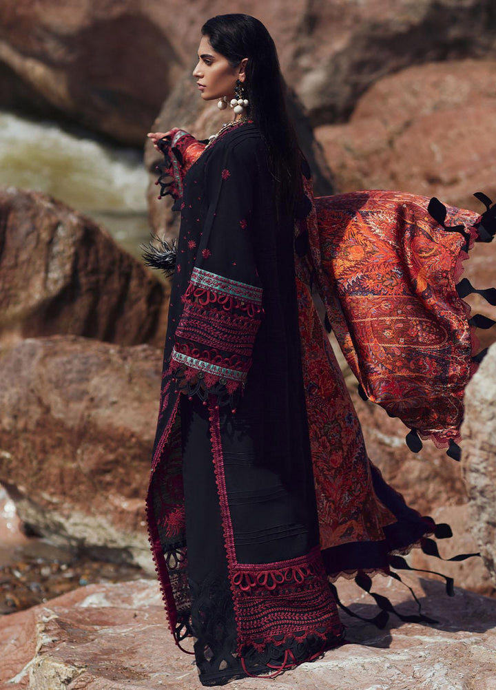 Elan Embroidered Khaddar Suits Unstitched 3 Piece EL23UW EW23-10 Medea - Winter Collection