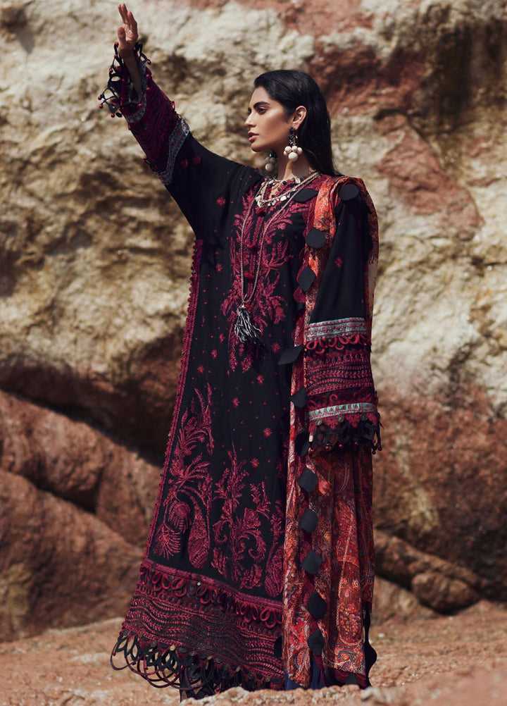 Elan Embroidered Khaddar Suits Unstitched 3 Piece EL23UW EW23-10 Medea - Winter Collection