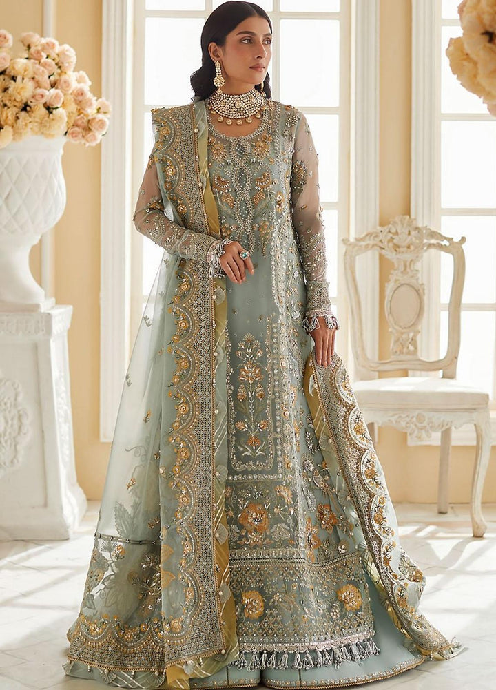 Elan Embroidered Organza Suits Unstitched 4 Piece EL23WF EC23-01 Esme - Luxury Wedding Collection