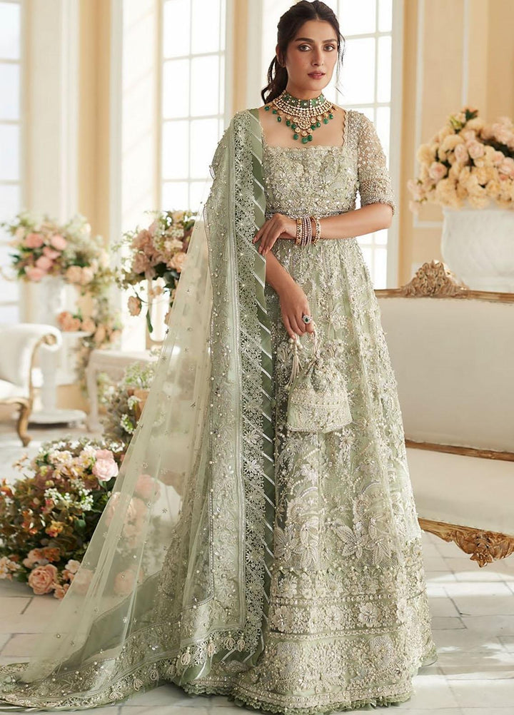 Elan Embroidered Net Suits Unstitched 4 Piece EL23WF EC23-02 Arya - Luxury Wedding Collection