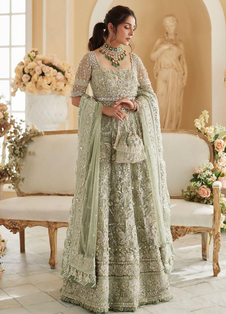 Elan Embroidered Net Suits Unstitched 4 Piece EL23WF EC23-02 Arya - Luxury Wedding Collection