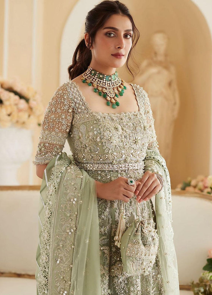 Elan Embroidered Net Suits Unstitched 4 Piece EL23WF EC23-02 Arya - Luxury Wedding Collection