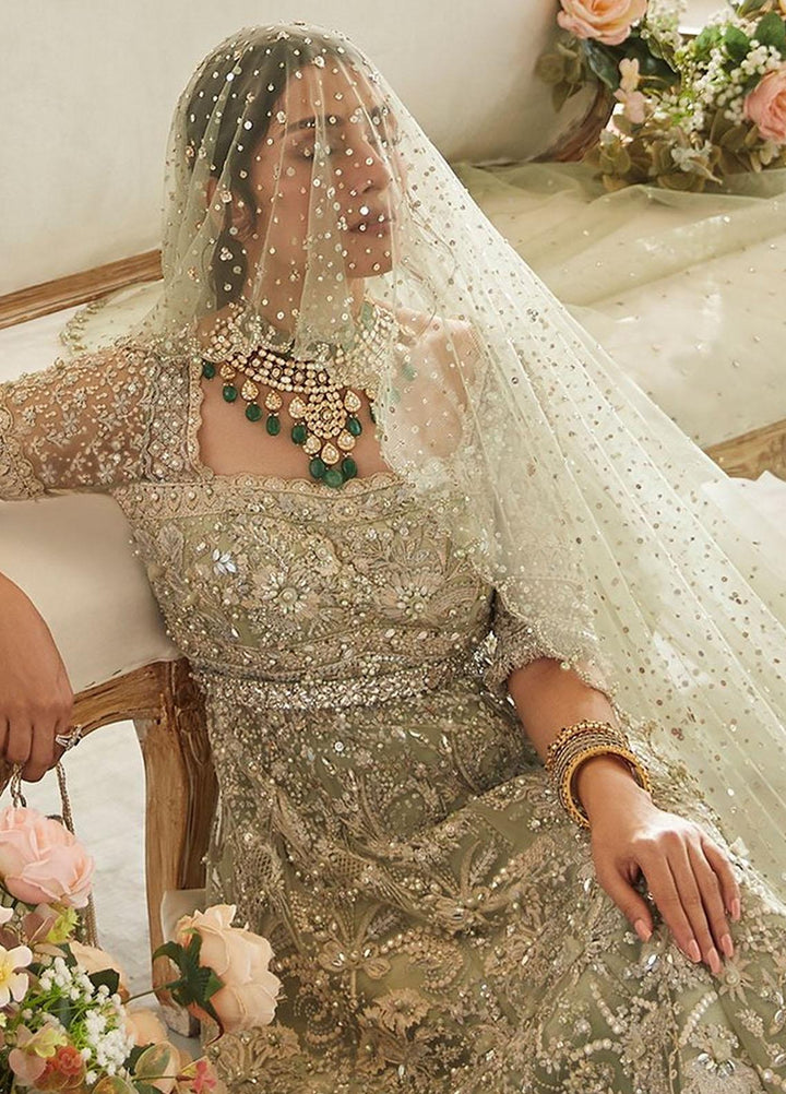 Elan Embroidered Net Suits Unstitched 4 Piece EL23WF EC23-02 Arya - Luxury Wedding Collection