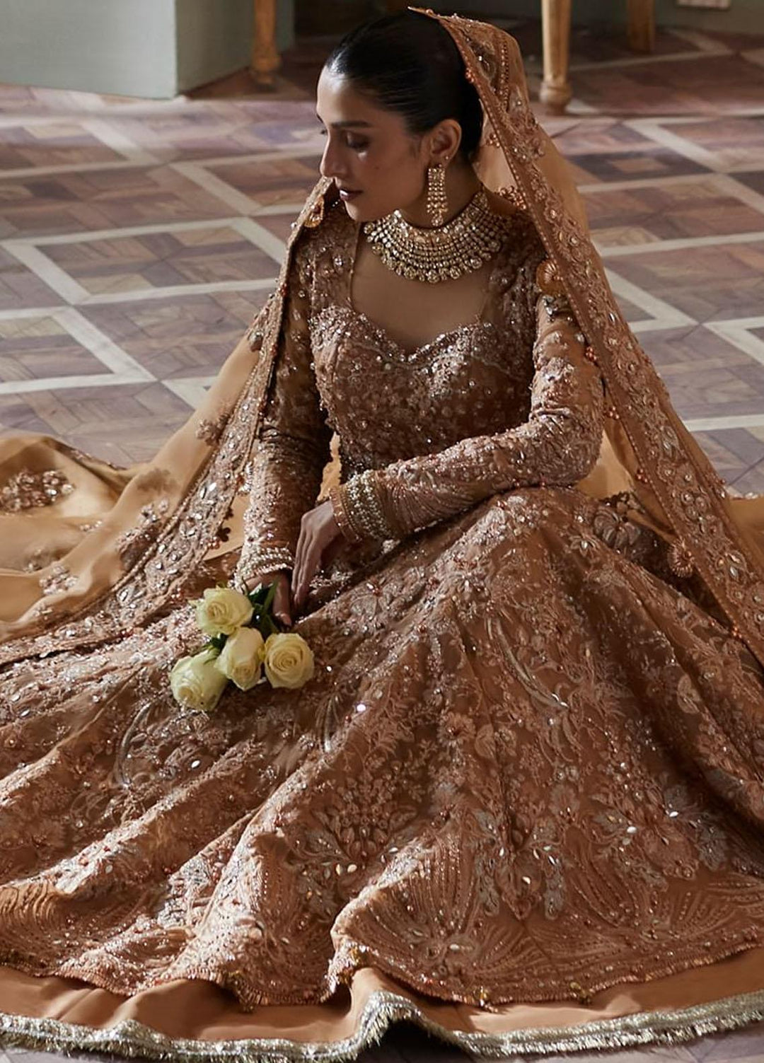 Elan Embroidered Organza Suits Unstitched 4 Piece EL23WF EC23-03 Zarin - Luxury Wedding Collection