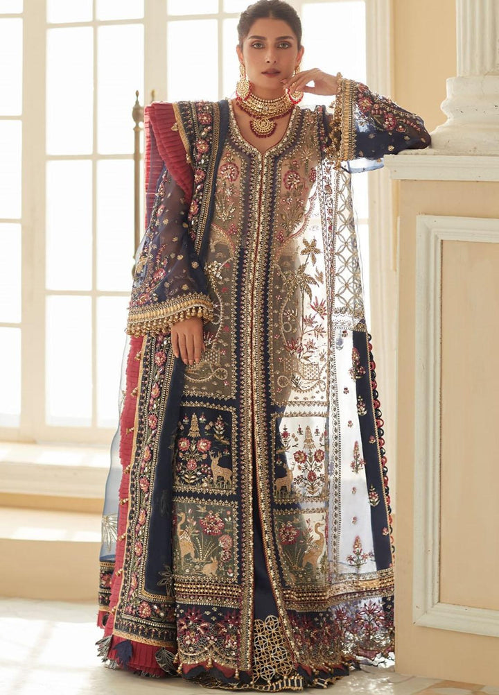 Elan Embroidered Organza Suits Unstitched 4 Piece EL23WF EC23-04 Laleh - Luxury Wedding Collection