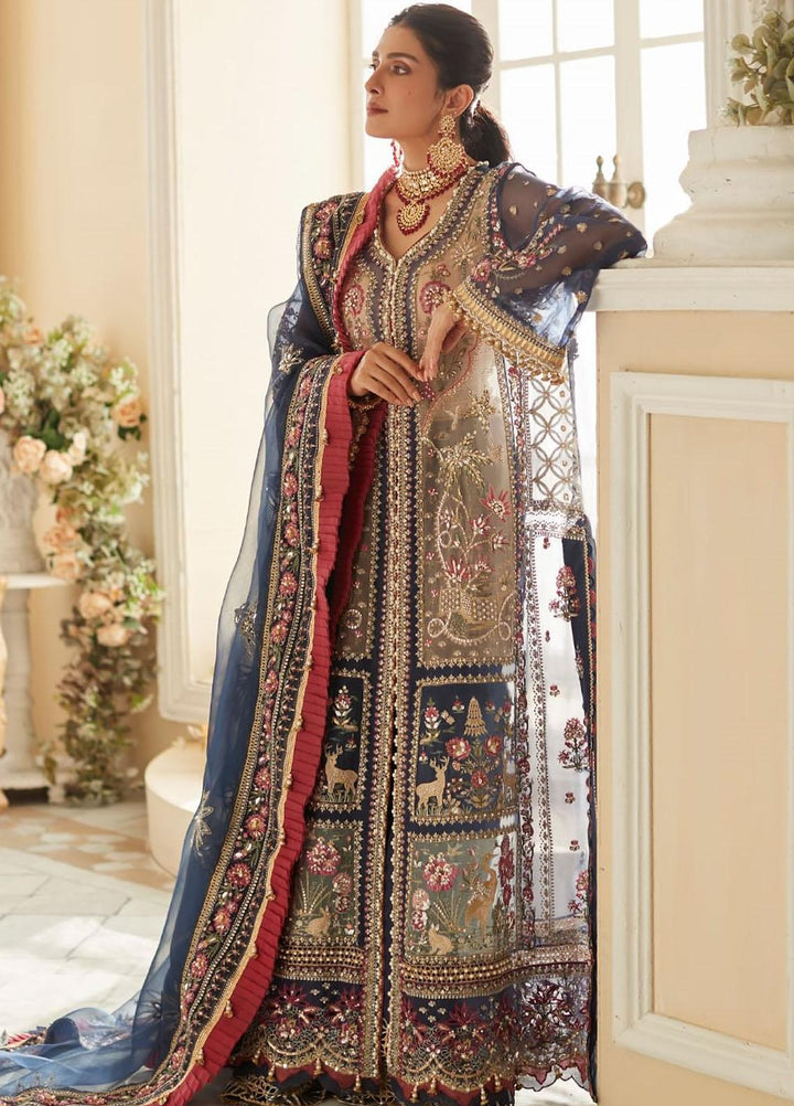 Elan Embroidered Organza Suits Unstitched 4 Piece EL23WF EC23-04 Laleh - Luxury Wedding Collection