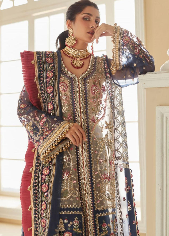 Elan Embroidered Organza Suits Unstitched 4 Piece EL23WF EC23-04 Laleh - Luxury Wedding Collection