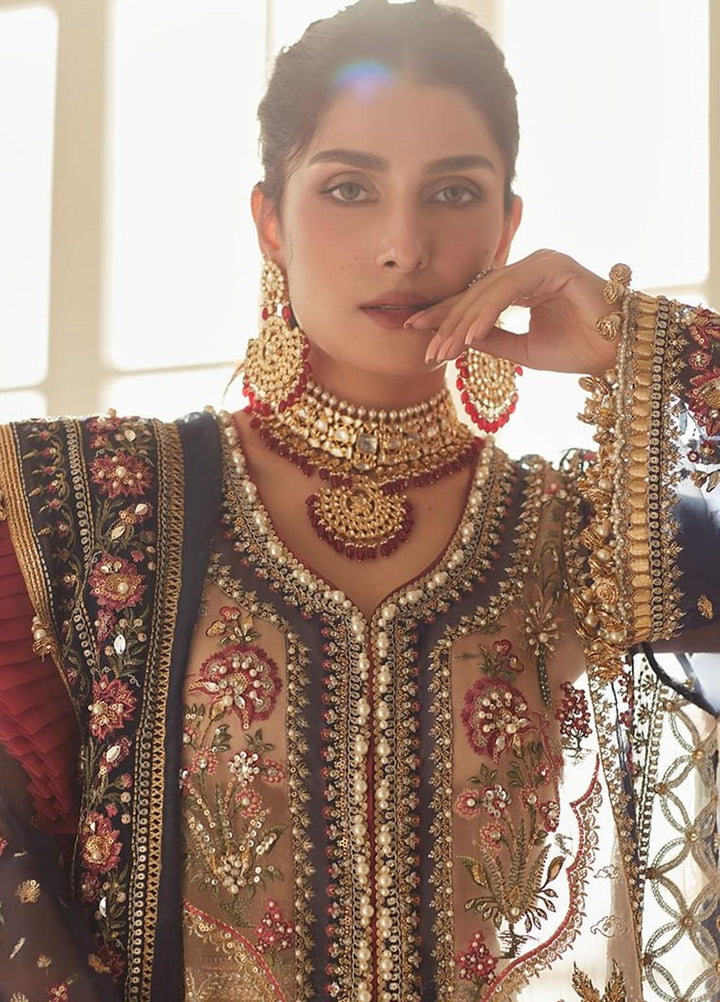 Elan Embroidered Organza Suits Unstitched 4 Piece EL23WF EC23-04 Laleh - Luxury Wedding Collection