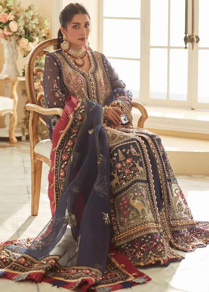 Elan Embroidered Organza Suits Unstitched 4 Piece EL23WF EC23-04 Laleh - Luxury Wedding Collection