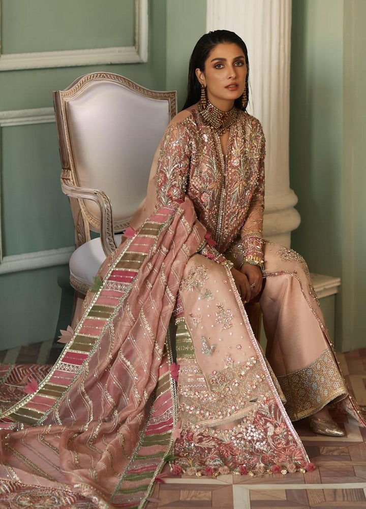 Elan Embroidered Organza Suits Unstitched 4 Piece EL23WF EC23-06 Mehr - Luxury Wedding Collection