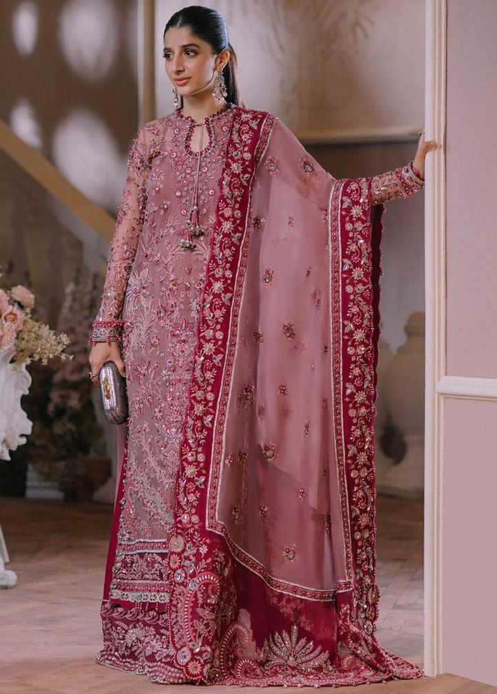 Elan Embroidered  Suits Unstitched 3 Piece EL23WFS EC2-23-01 Nuray - Wedding Collection